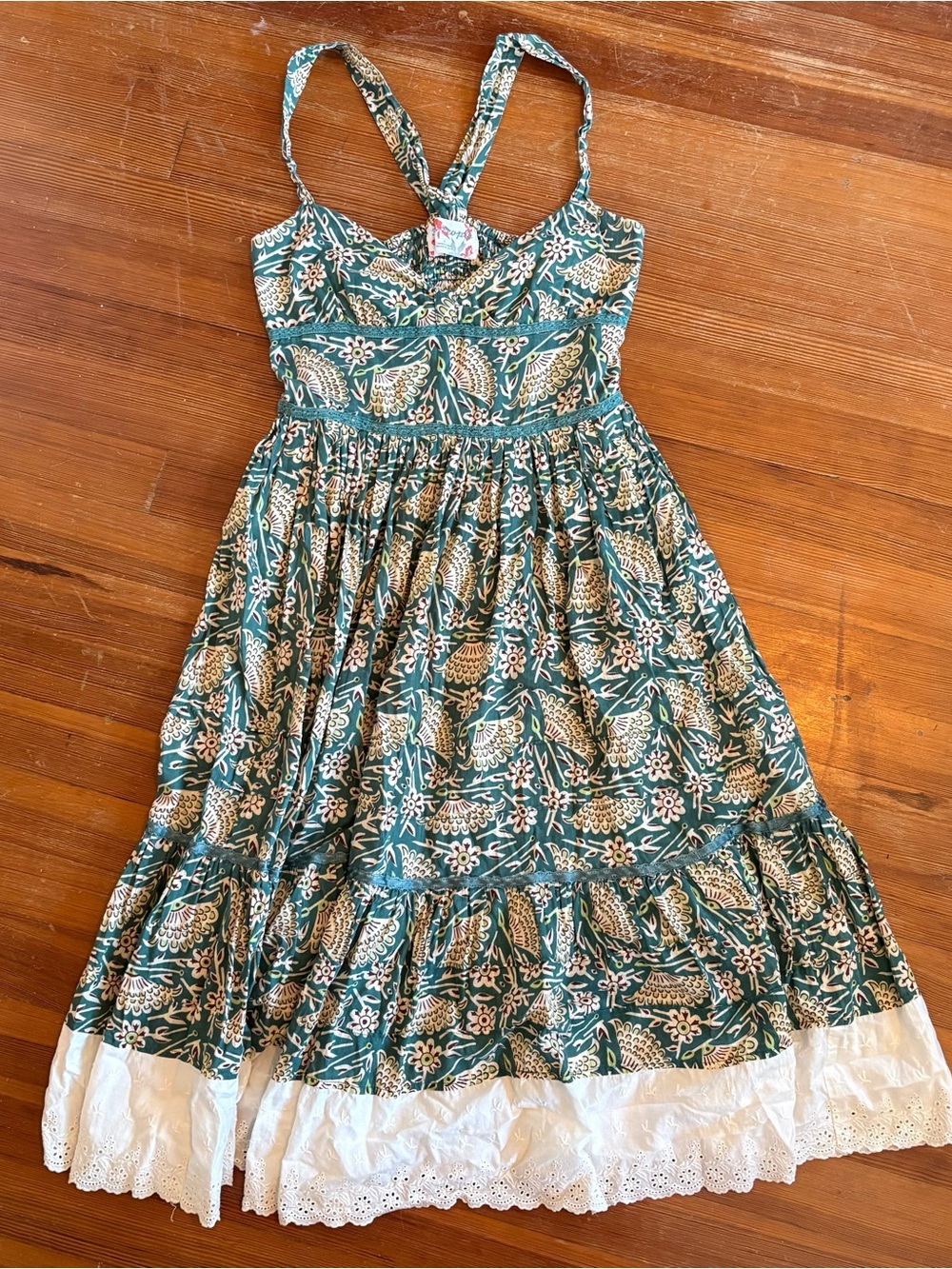 Free People Sundress with Lace Hem
